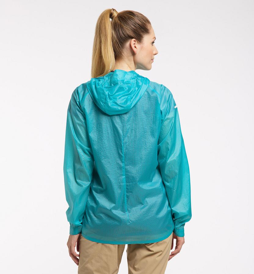 Haglöfs Womens L.I.M Shield Comp Windbreaker Blue New Zealand 82460OWVX